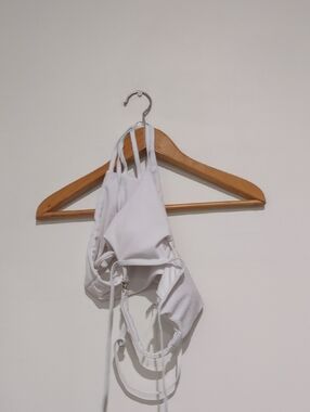 White Strappy Bikini